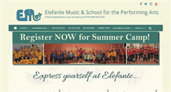 Desktop Screenshot of elefantemusic.com