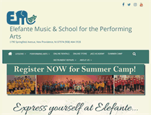Tablet Screenshot of elefantemusic.com